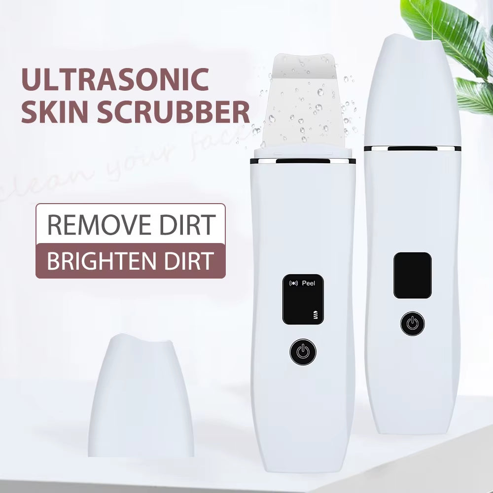 Ultrasonic Skin Scrubber - Blackhead Remover Deep Face Cleaning
