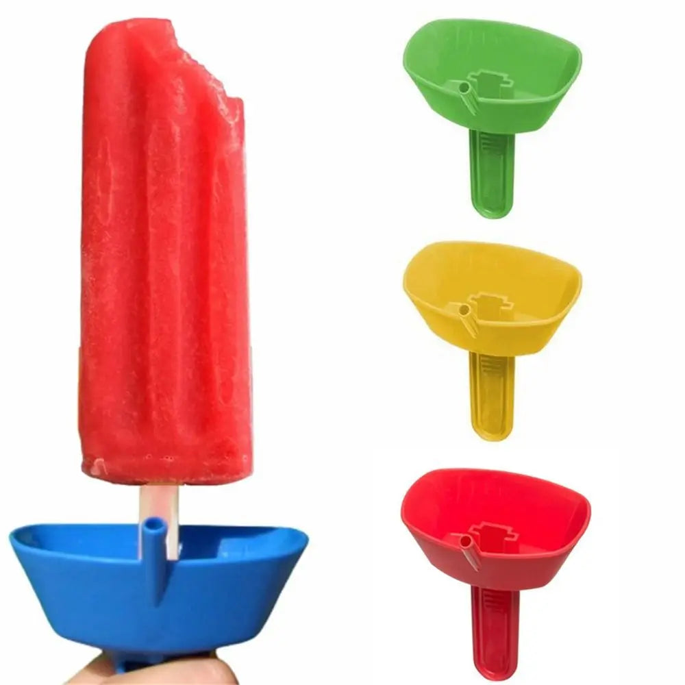 Dirtiness Free Popsicle Protectors Double Lightweight Anti-Flow Ice Pop Guard Drip Proof Popsicle Holder Ice Cream Bracket