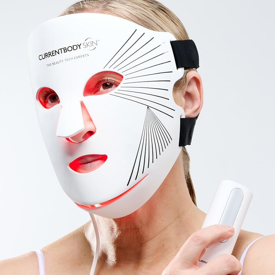 Skin LED Light Therapy Mask: Series 2 | Red Light LED Face Mask for Advanced Anti-Ageing | Red, Near-Infrared and Deep Near-Infrared Wavelengths for Wrinkle Reduction