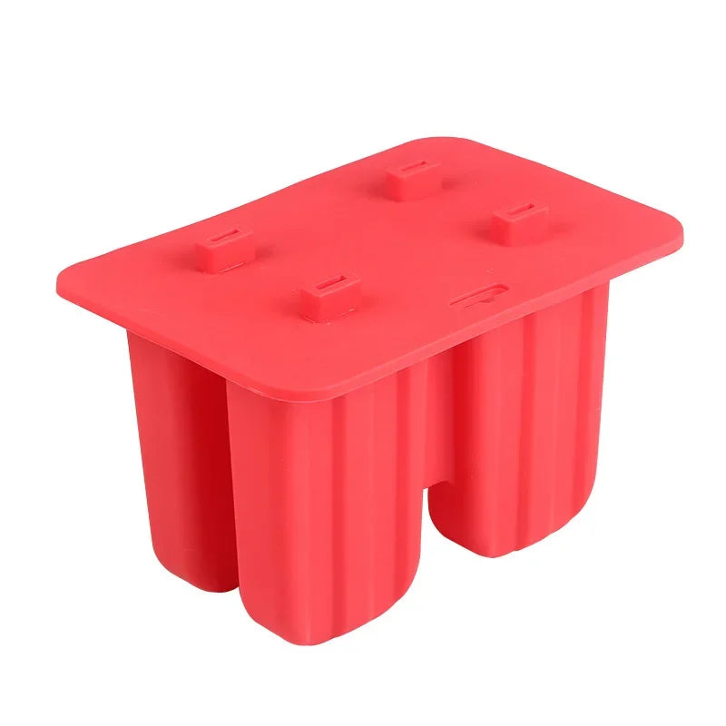 Food Grade Popsicle Silicone Molds 4/10 Cavity Homemade Kitchen Silicone Popsicle Mold BPA Free Frozen Ice Pop Cream Maker