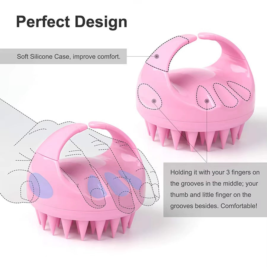 Silicone Scalp Massage Comb for Hair