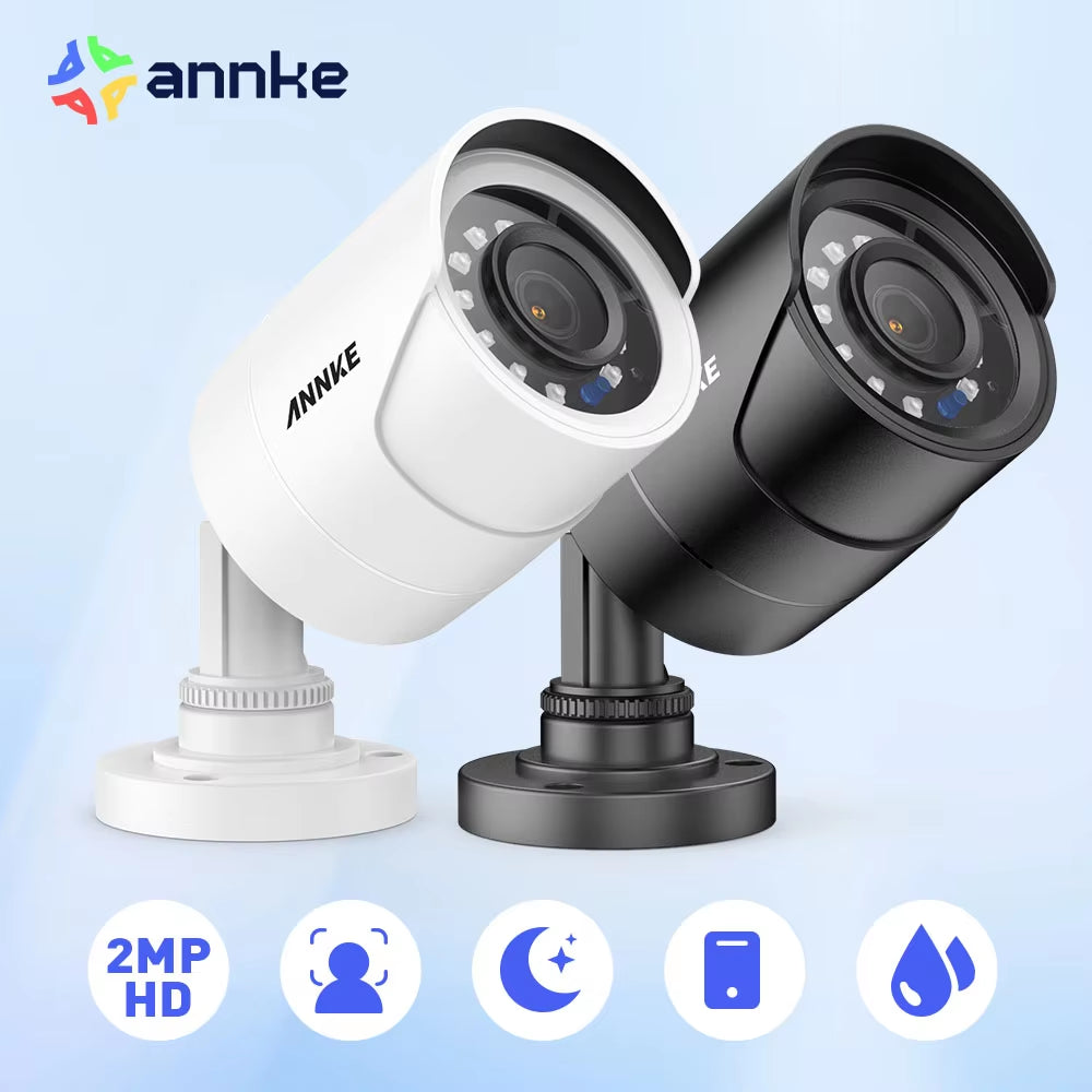 1080P Cameras 4-In-1 TVI Full Color Night Vision Bullet Security Camera 2MP Clear IR CCTV Surveillance Security Camera