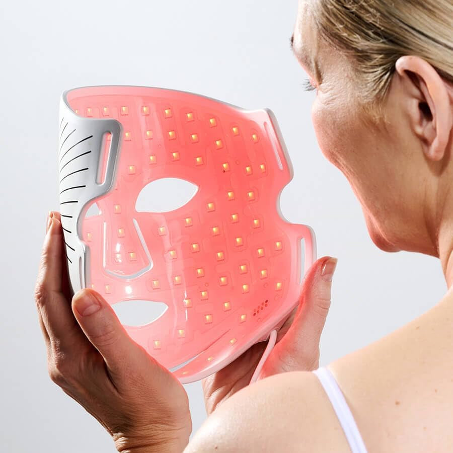 Skin LED Light Therapy Mask: Series 2 | Red Light LED Face Mask for Advanced Anti-Ageing | Red, Near-Infrared and Deep Near-Infrared Wavelengths for Wrinkle Reduction