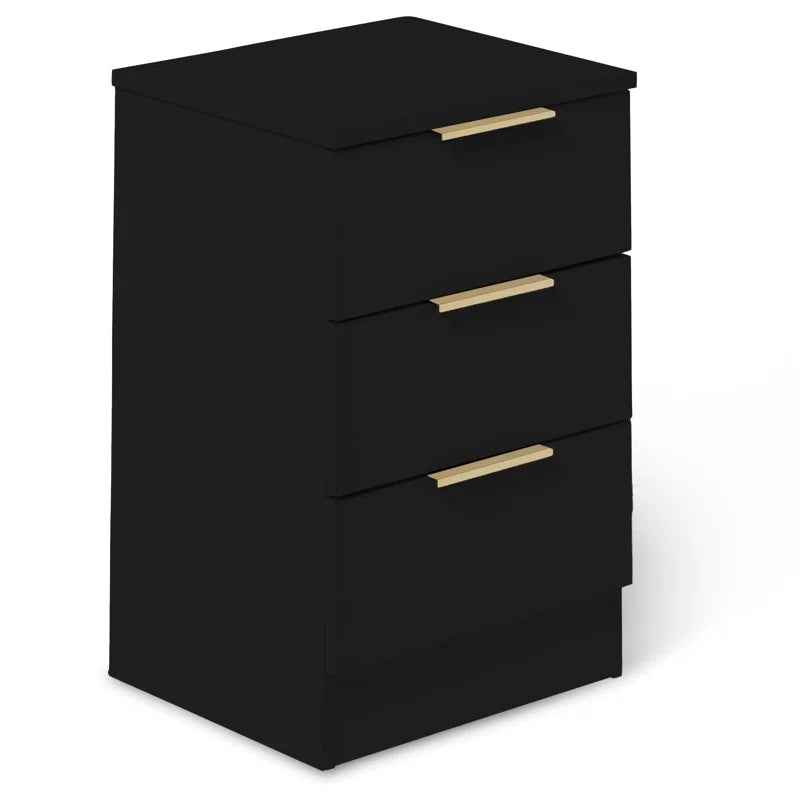 Glenhaven 3 Drawer Bedside Table