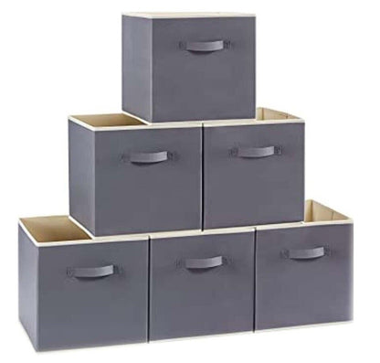 Foldable Storage Cube Storage Box Square Canvas Storage Collapsible Folding Box