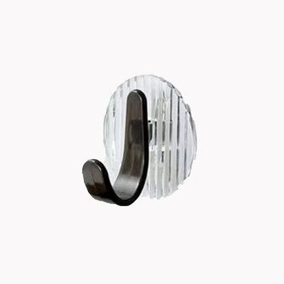 1/4PCS Self-Adhesive Wall Hooks Acrylic Bathroom Hooks for Hanging Waterproof Adhesive Hook Towel Holder Home Accessories