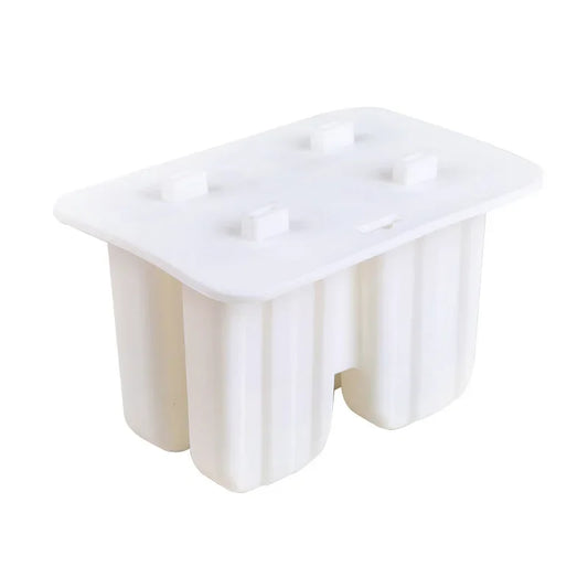 Food Grade Popsicle Silicone Molds 4/10 Cavity Homemade Kitchen Silicone Popsicle Mold BPA Free Frozen Ice Pop Cream Maker