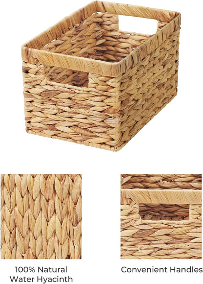  Storage Baskets for Shelves,  Woven Baskets for Organising 